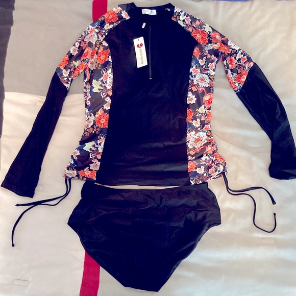 Kate Kasin Women 2 Piece Swimsuit - Picture 1 of 5